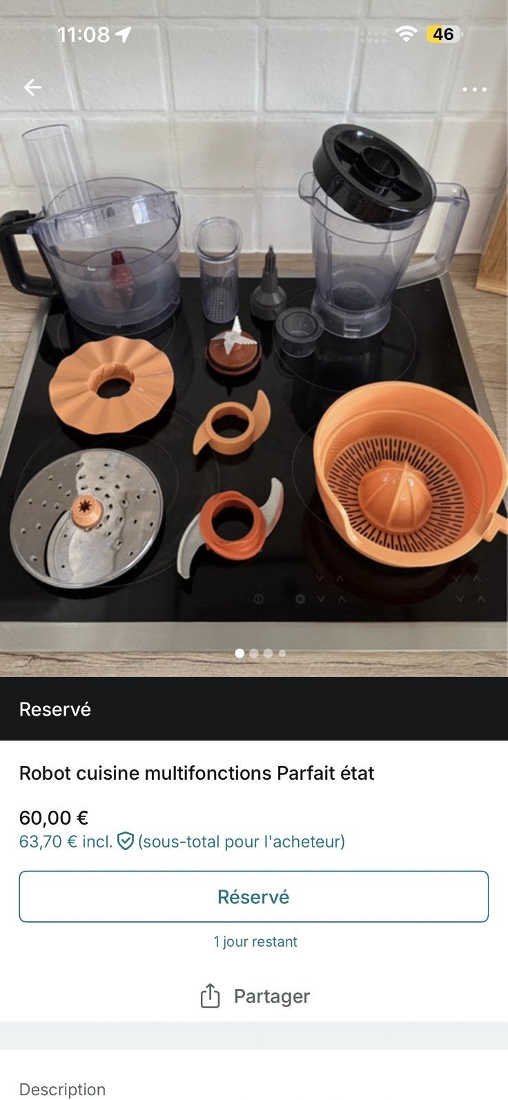 Robot multi fonction, Electroménager, Extracteurs de jus, Envoi, Utilisé, Électrique, Presse-agrumes