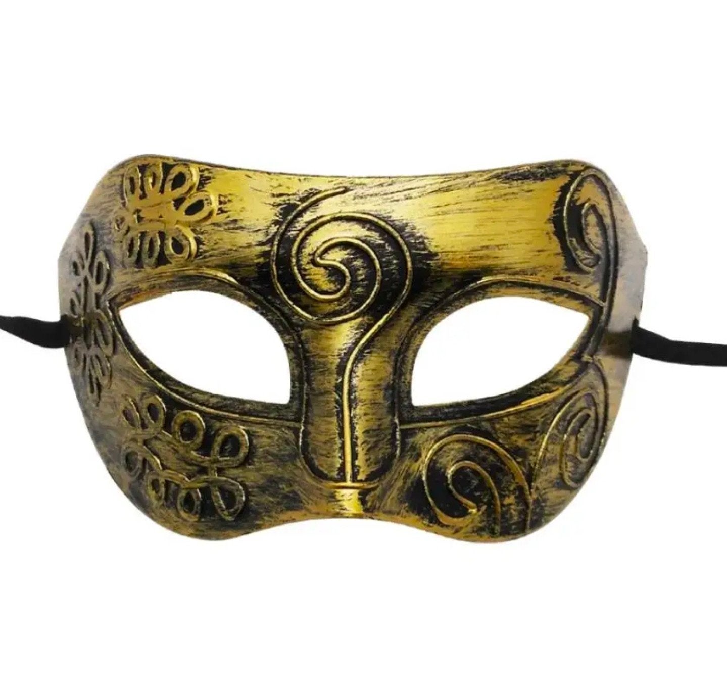 Grote partij Venetiaanse maskers (goud/zwart) – Ideaal voor, Ophalen of Verzenden