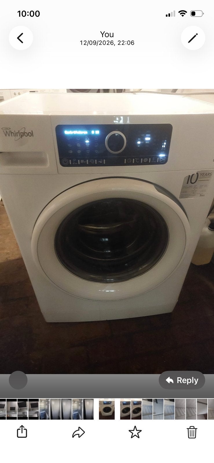 Waschmachine 9 kg, Ophalen, Zo goed als nieuw