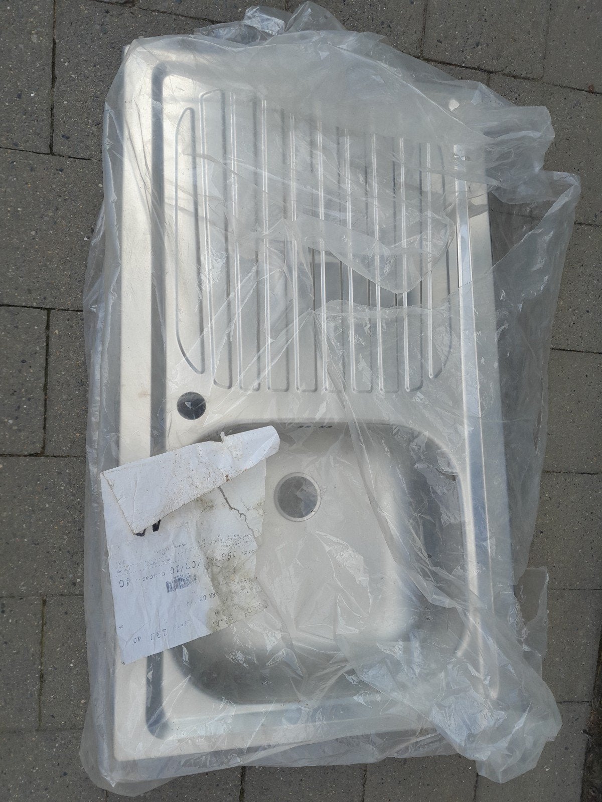 wasbak, Ophalen, Nieuw, Inox, Wastafel