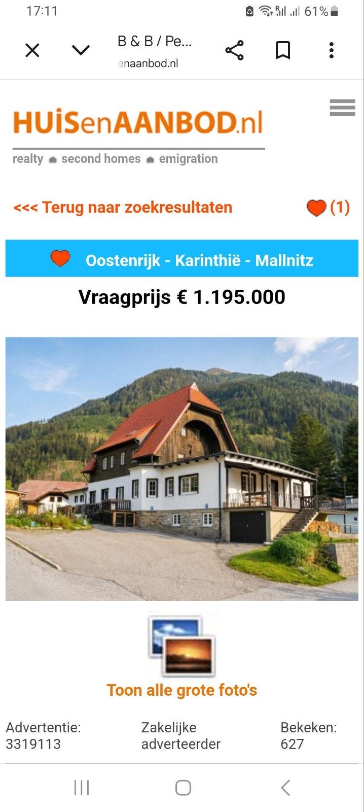 Uniek appartementen complex mallnitz oostenrijk te koop, Village, 500 m², Mallnitz, Autres types