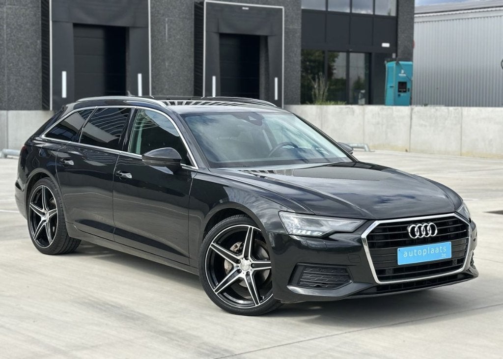 Audi A6 2.0TDI 2019 Hybride Automaat 124000km, Auto's, Automaat, Zwart, Bedrijf, 5 deurs