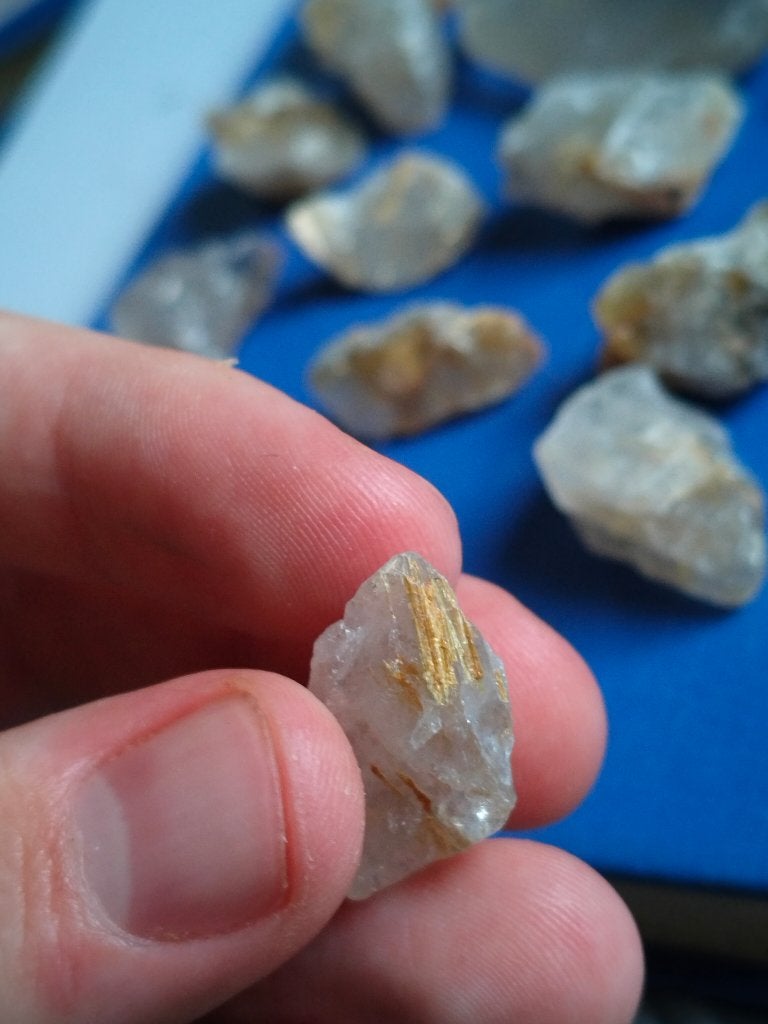 Rutielkwarts lot, Ophalen of Verzenden, Mineraal