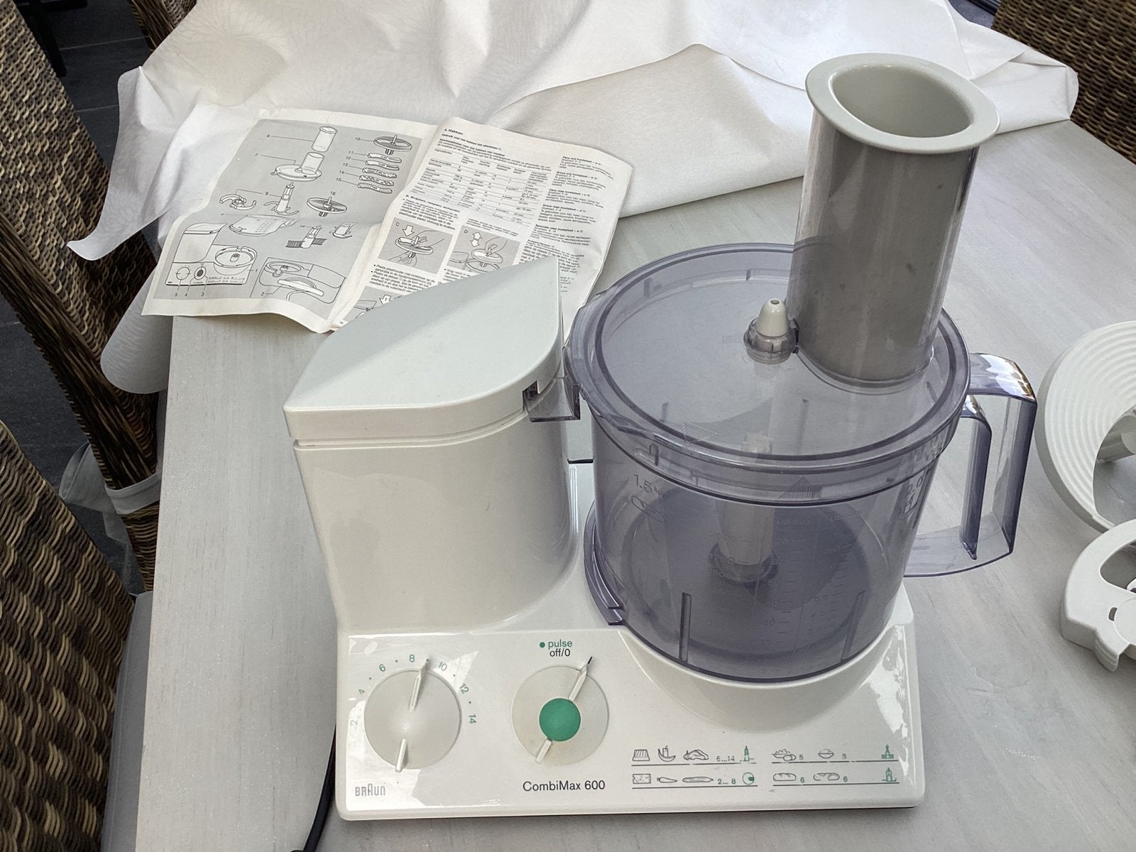 Braun Combimix 600, Ophalen of Verzenden, Gebruikt