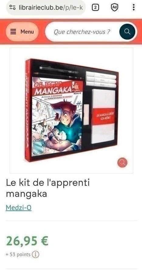 Objectif mangaka : le kit de l'apprenti mangaka, Enfants & Bébés, Jouets | Éducatifs & Créatifs, Neuf, Bricolage, Enlèvement