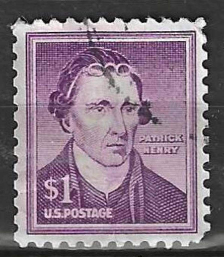 USA 1955/1956 - Yvert 605 - Patrick Henry  (ST), Verzenden, Gestempeld