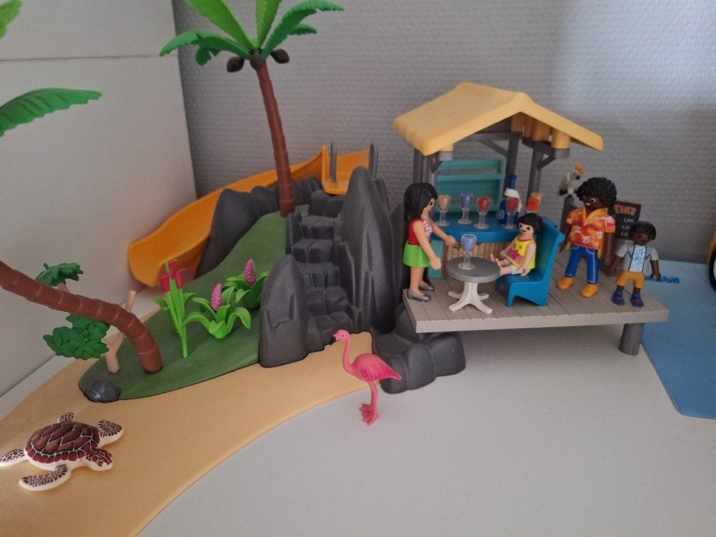 Ile avec vacanciers Playmobil, Enfants & Bébés, Enlèvement, Comme neuf, Kit complet, Autres types