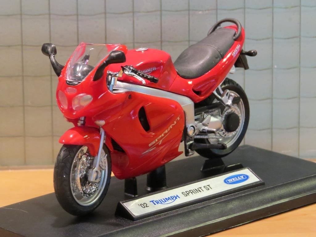 Triumph Sprint ST 1:18 19660 Welly, Ophalen of Verzenden, Nieuw, Motor, Welly