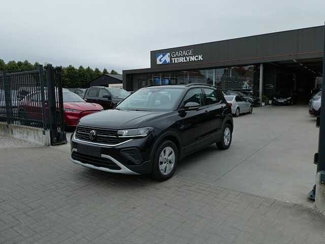 Volkswagen T-Cross 1.0 TSi 95pk Business Luxe Camera '24, Auto's, Volkswagen, Zwart, Bedrijf, 93 pk, SUV of Terreinwagen