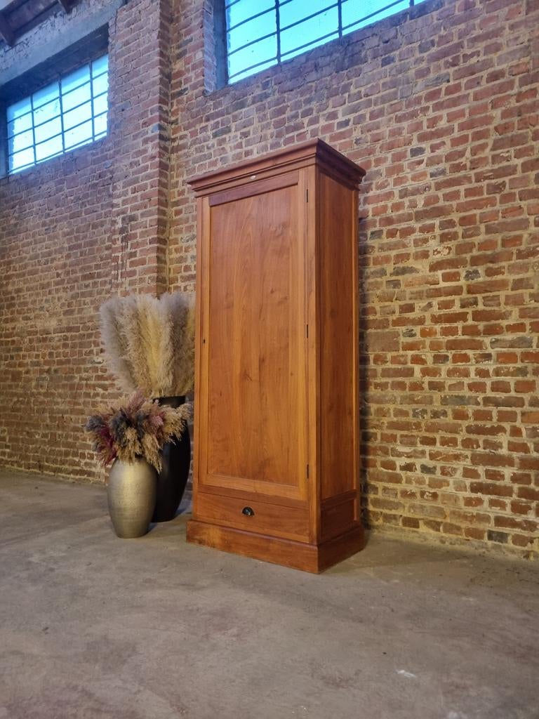 Armoire d'entrée/penderie en teck LIVRAISON GRATUITE, Teck, 25 à 50 cm, Avec tablette(s), Indo