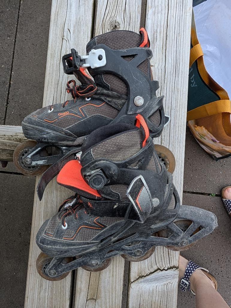 Decathlon rolschaatsen, Ophalen, Gebruikt