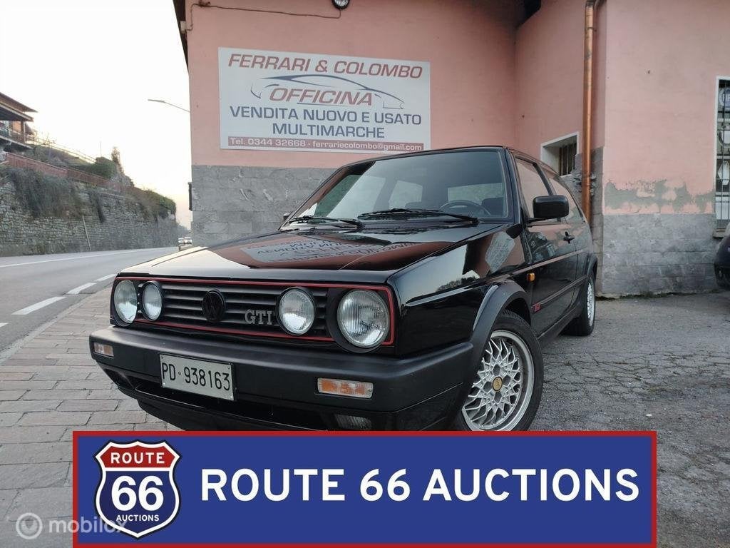 Volkswagen Golf | 1988 | Route 66 Auctions, Auto's, Volkswagen, Zwart, Bedrijf, Handgeschakeld