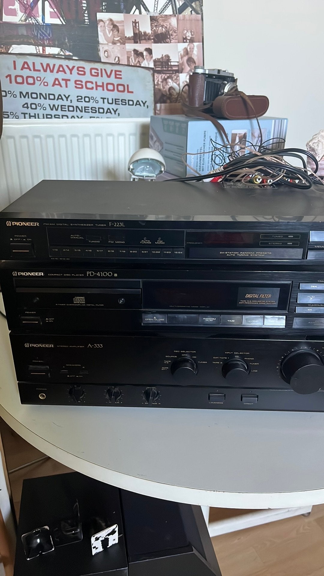 Stereo installatie versterker, cd, radio, Audio, Tv en Foto, Stereoketens, Ophalen, Zo goed als nieuw, Pioneer