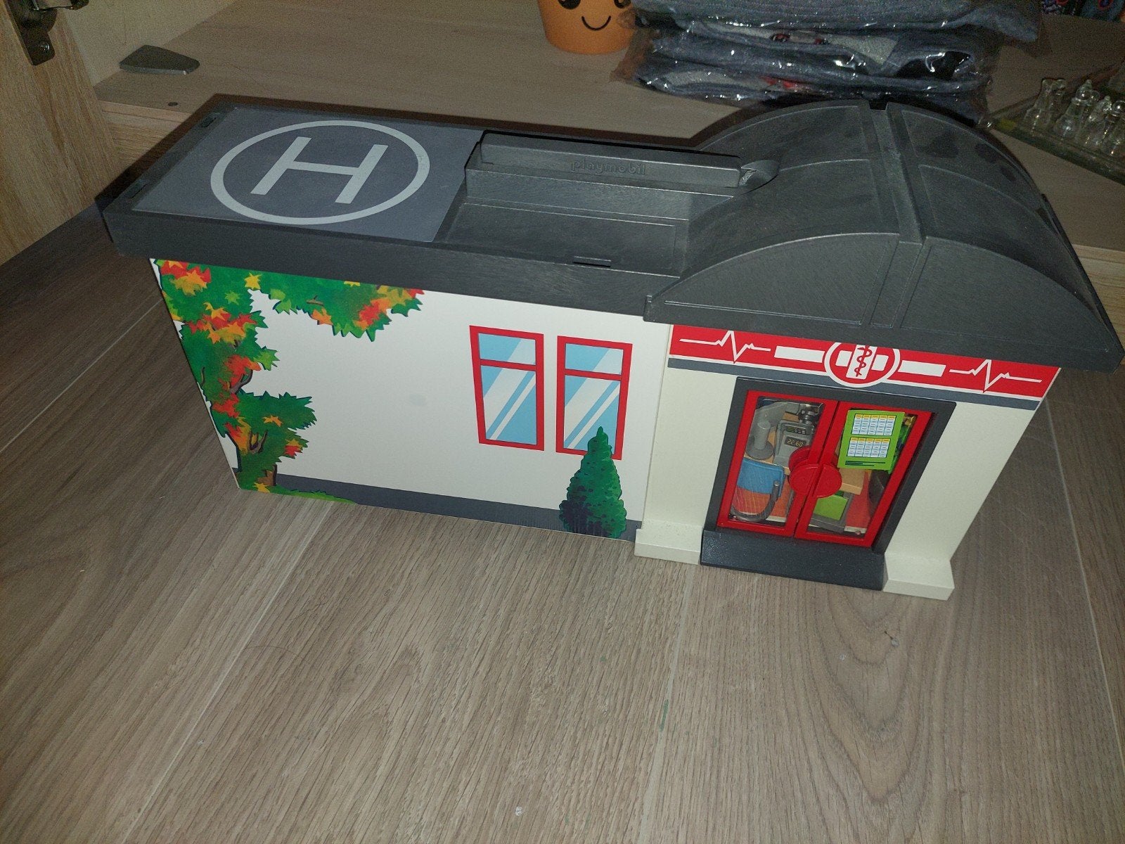 Playmobil ziekenhuis, Ophalen