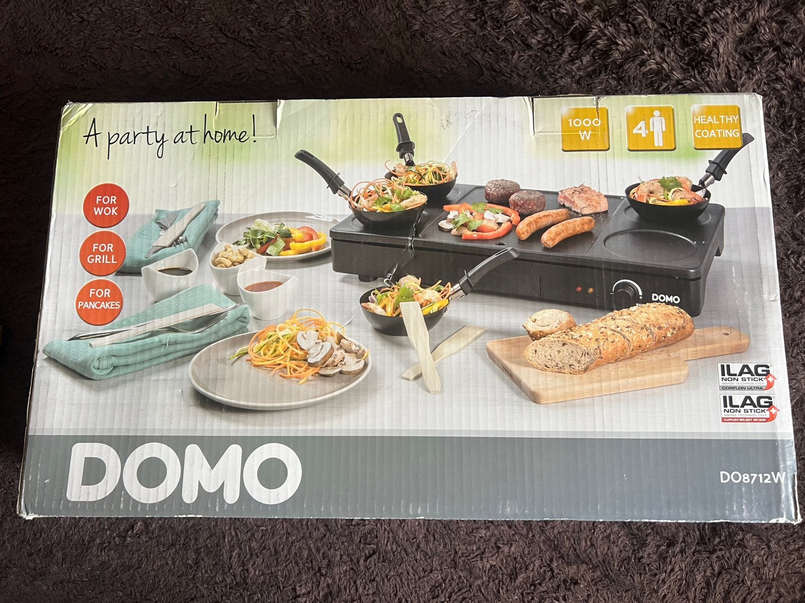 Coffret Domo Gourmet, Electroménager, Appareils à gourmet, Enlèvement ou Envoi, Neuf, Moins de 4 personnes