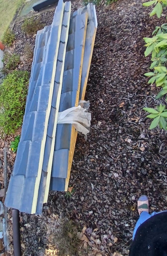 Overschot Isolatiesandwichpanelen dakpanprofiel, Ophalen