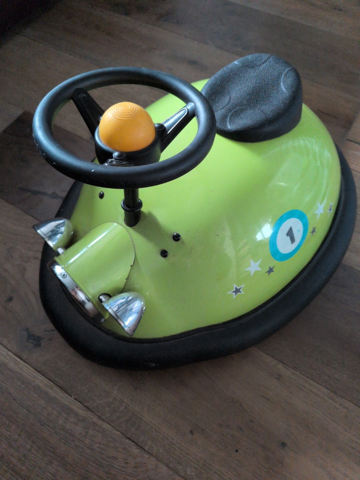 loopwagen botsauto model groen, Enlèvement, Utilisé, Véhicule de marche