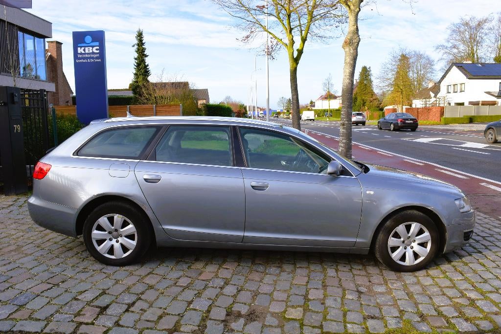 Audi A6 2.7TDi V6 Quattro/Automaat/GPS/LEDER, Autos, Audi, Cuir, Argent ou Gris, Achat, Entreprise