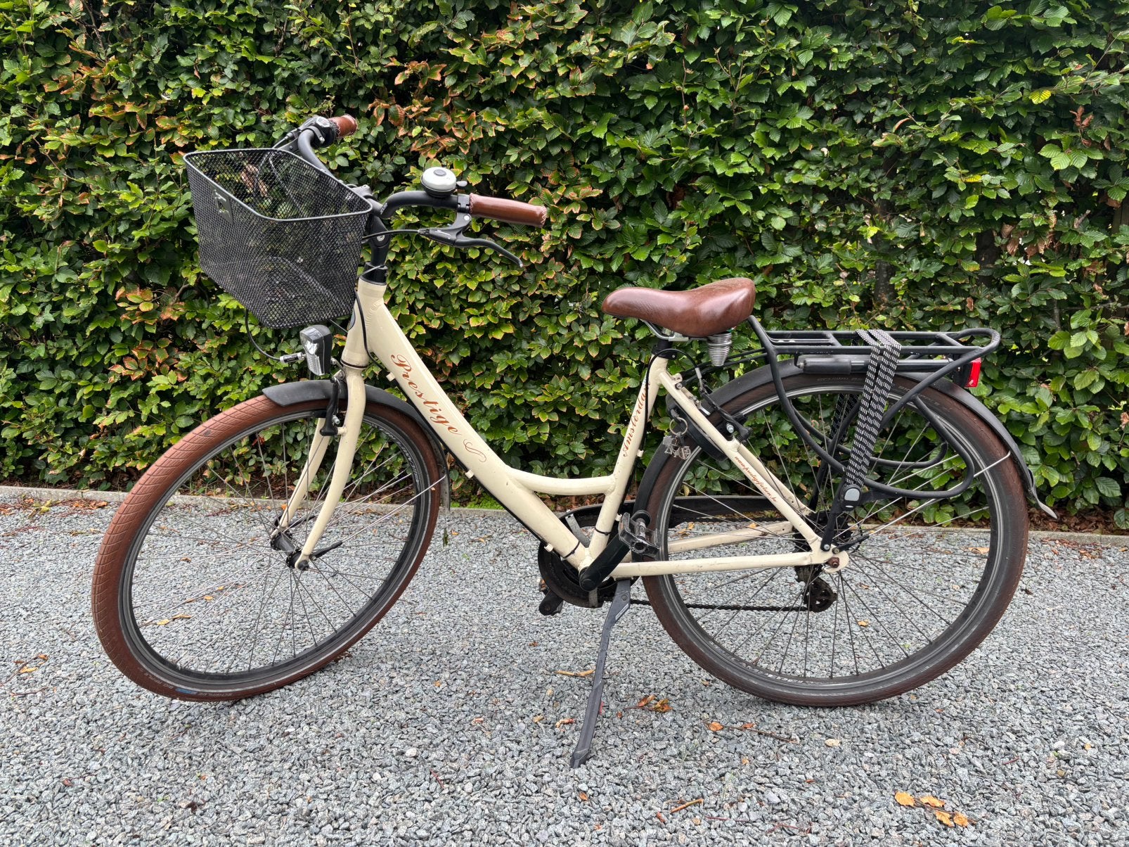 28 inch meisjes/dames fiets, Fietsen en Brommers, Ophalen, Gebruikt, Velgrem, Versnellingen