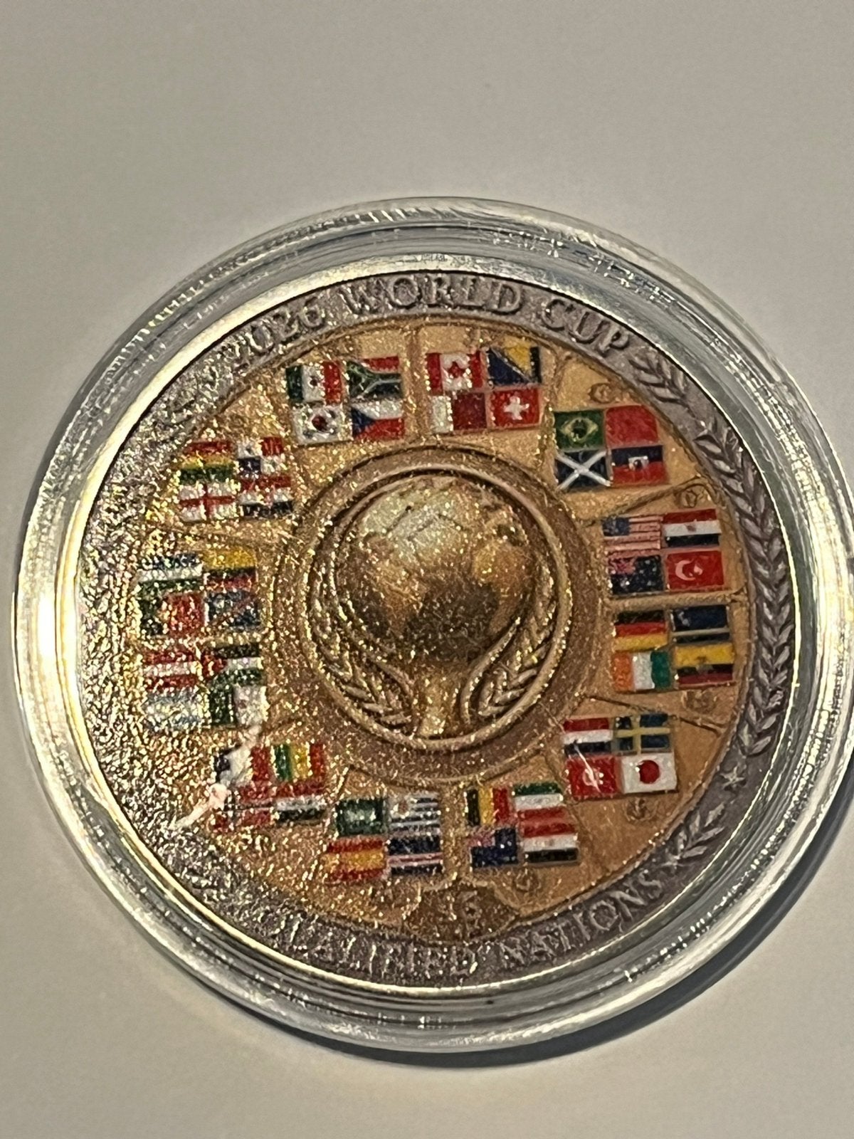 Word cup 2026 grote penning (40mm), Postzegels en Munten, Penningen en Medailles, Ophalen, Overige materialen
