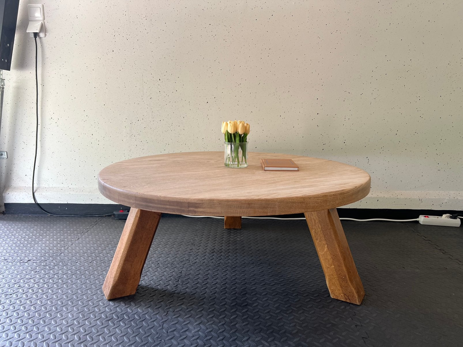 Ronde Salontafel | Goede Staat, Huis en Inrichting, Tafels | Salontafels, Ophalen, 50 tot 100 cm, Rond, 50 tot 100 cm