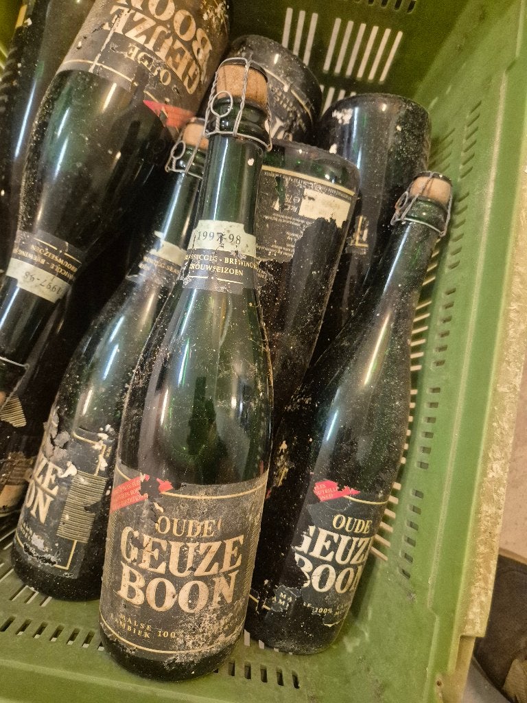 Oude geuze boon, Verzamelen, Ophalen