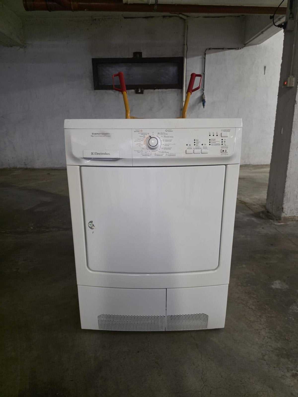 Sèche-linge Zanussi, Enlèvement