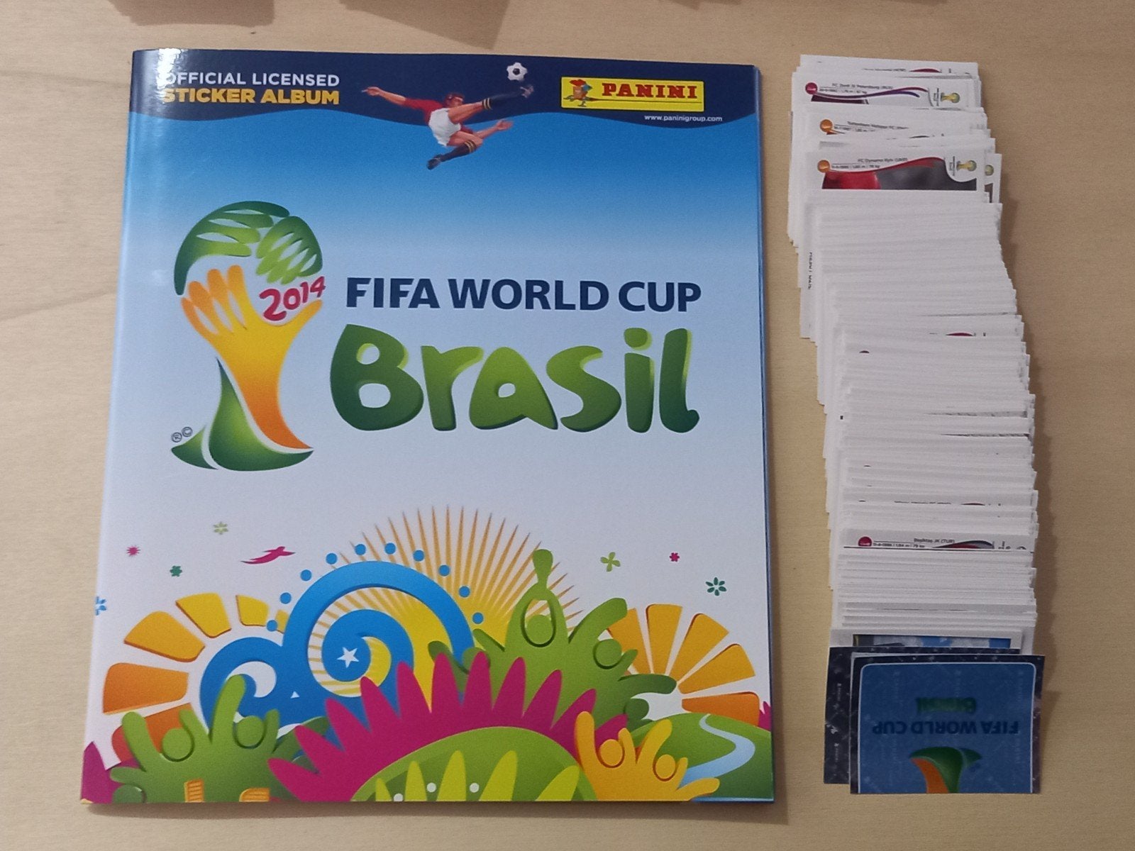 Panini WK 2014 Brazilië Stickers, Verzenden, Gebruikt, Sticker