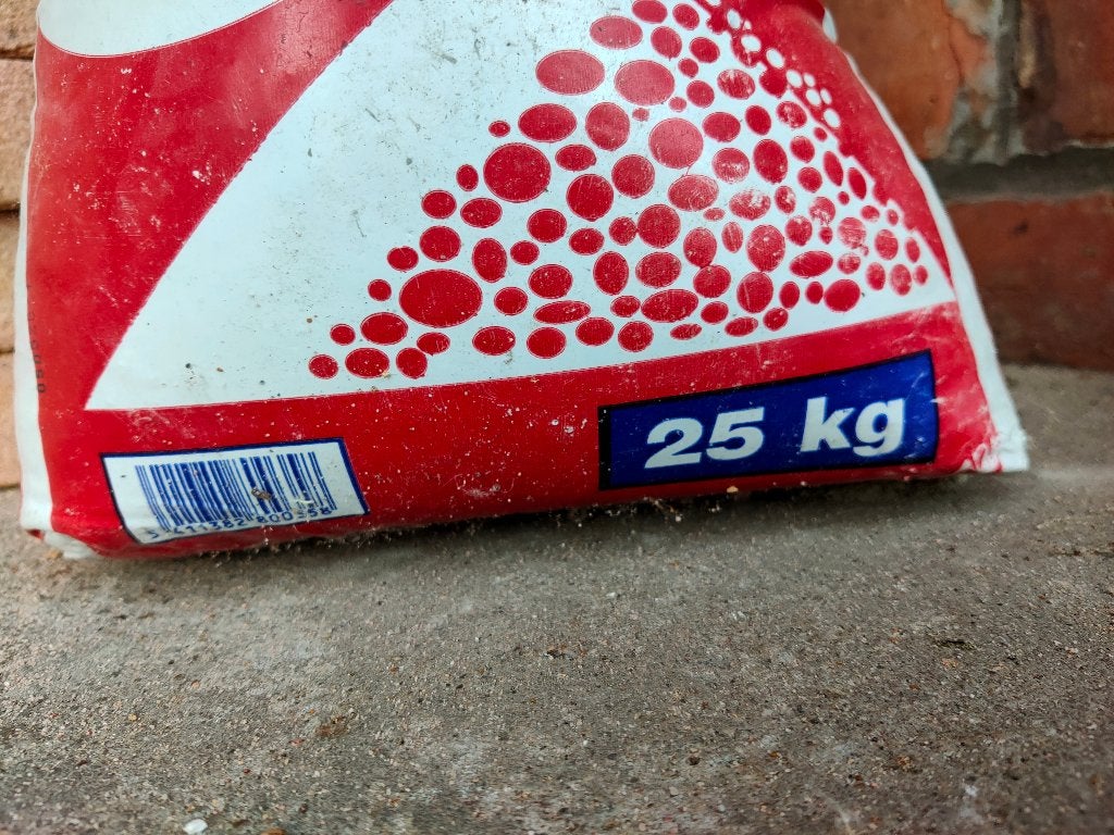 Hubo Betonmortel 25 kg - ongeopende zak, Doe-het-zelf en Bouw, Ophalen, Nieuw