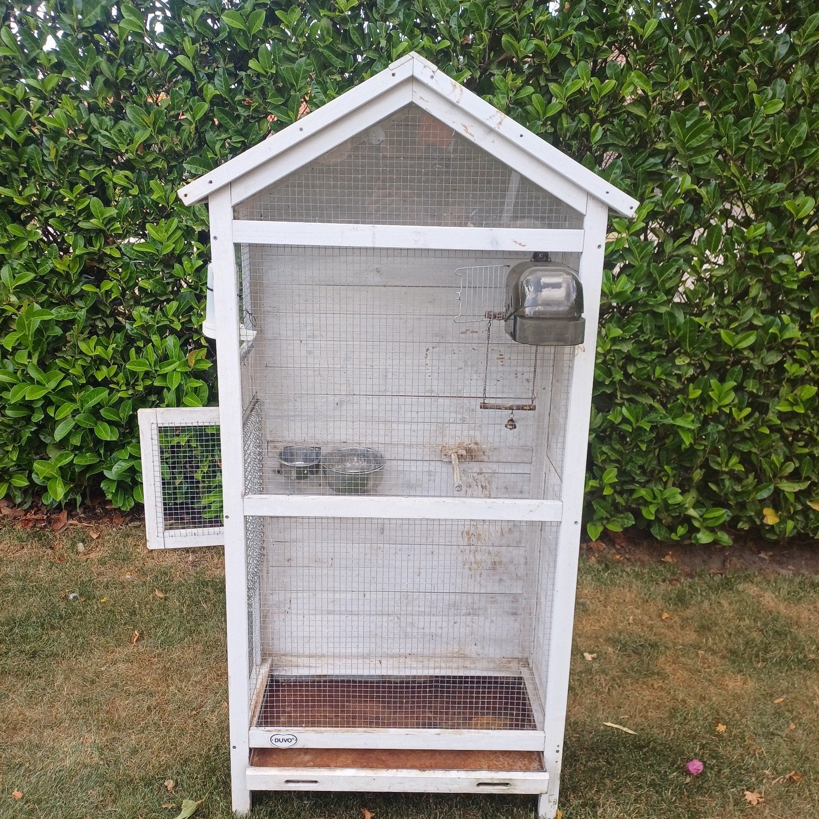 voiliere/ vogelkooi, Animaux & Accessoires, Oiseaux | Cages & Volières, Enlèvement, Comme neuf, Bois, Cage à oiseaux