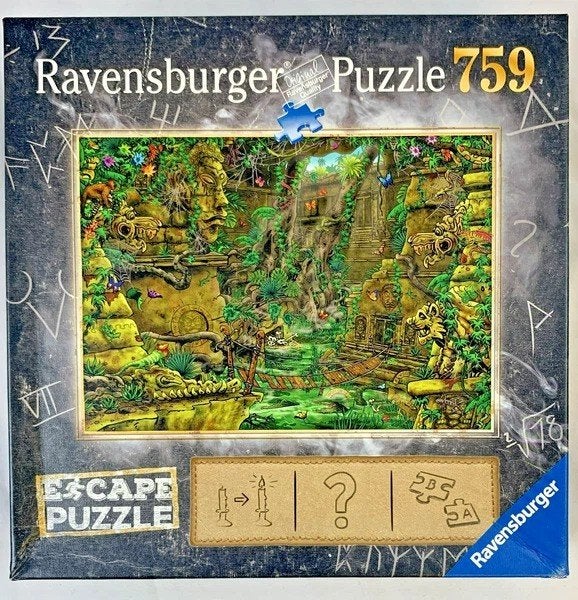 Ravensburger Escape Puzzel De tempel Exit Games 759 stukjes, Verzenden, 500 t/m 1500 stukjes, Zo goed als nieuw, Legpuzzel