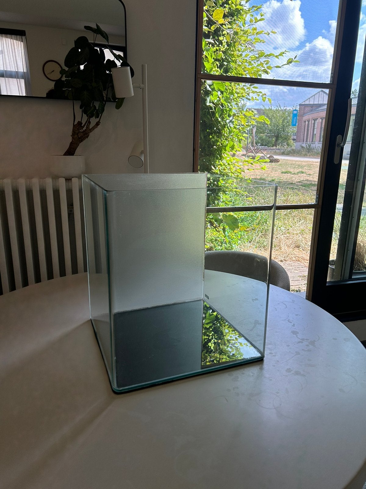Dennerle nano cube 60L, Dieren en Toebehoren, Ophalen, Gebruikt, Leeg aquarium, Dennerle