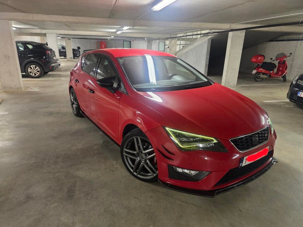 Belle Seat Leon FR 1.4 essence à vendre, Autos, Seat, Rouge, Achat, Alarme, Noir