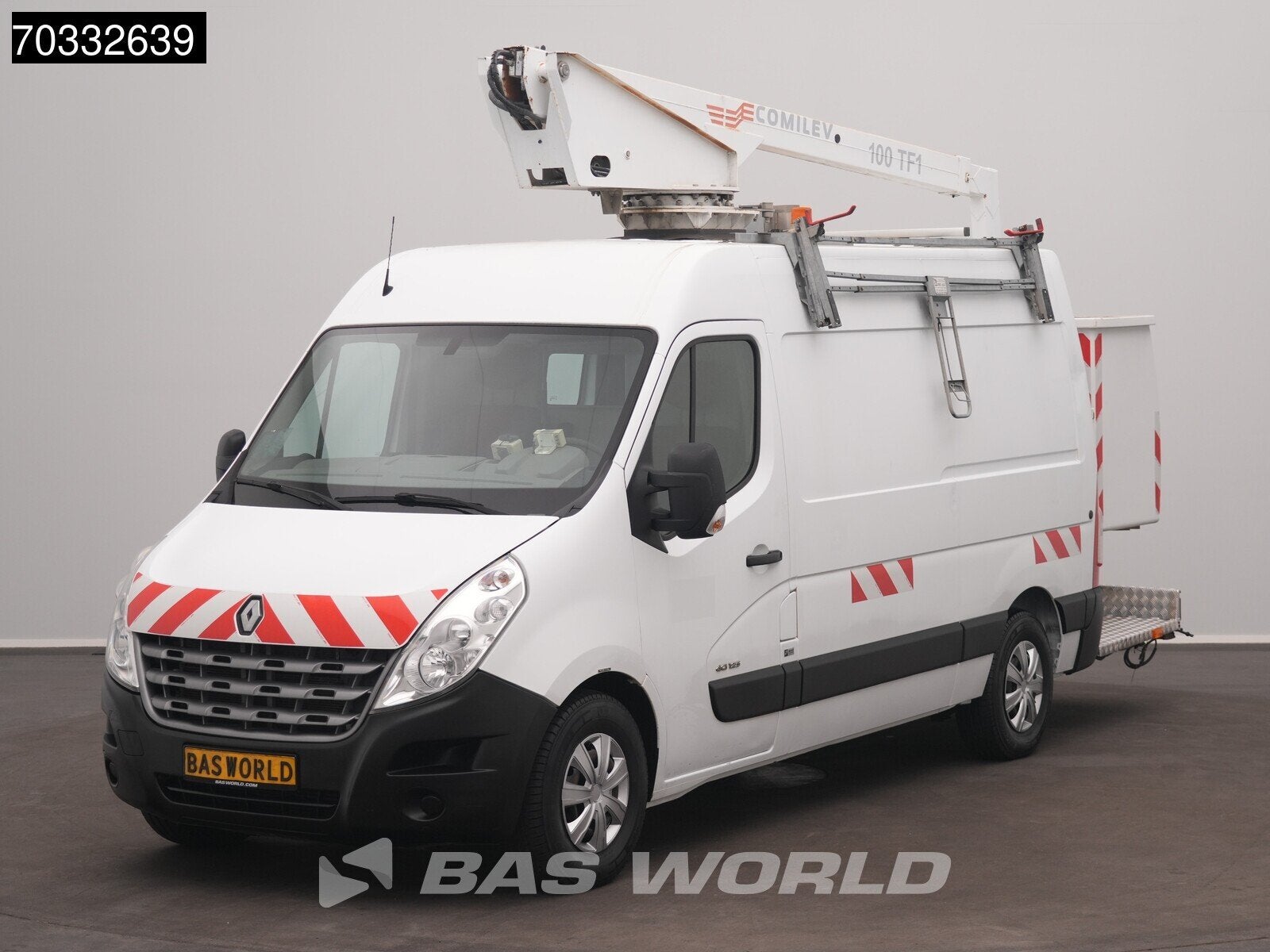 Renault Master 125PK Hoogwerker L2H2 Airco Cruise Parkeersen, Auto's, Euro 5, Stof, Gebruikt, 4 cilinders