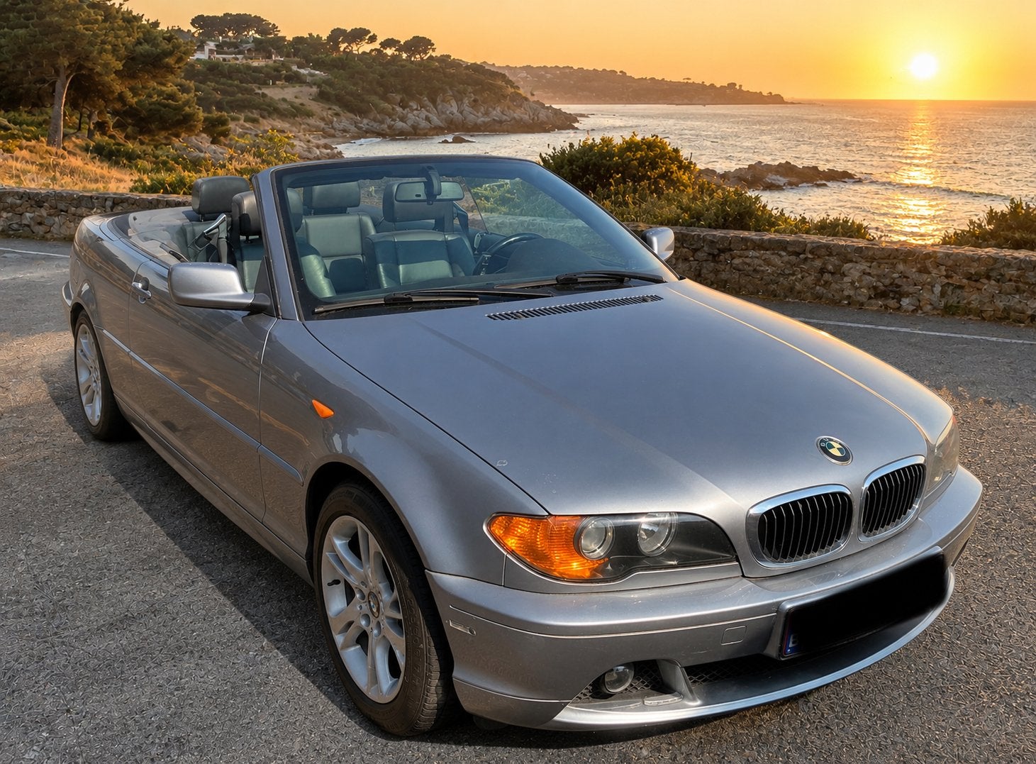 Bmw e46 cabriolet 112000 km vend ou échange, Cuir, Achat, Intérieur cuir, Cabriolet