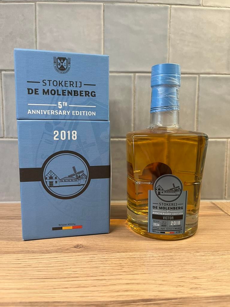 De Molenberg ‘Victor’ whisky, Verzamelen, Ophalen, Overige typen, Nieuw, Vol