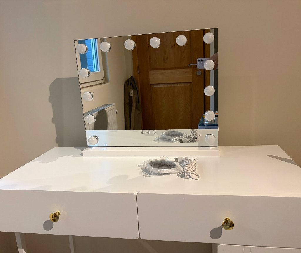Miroir maquillage LED, Neuf, Moins de 100 cm, Enlèvement, 50 à 75 cm