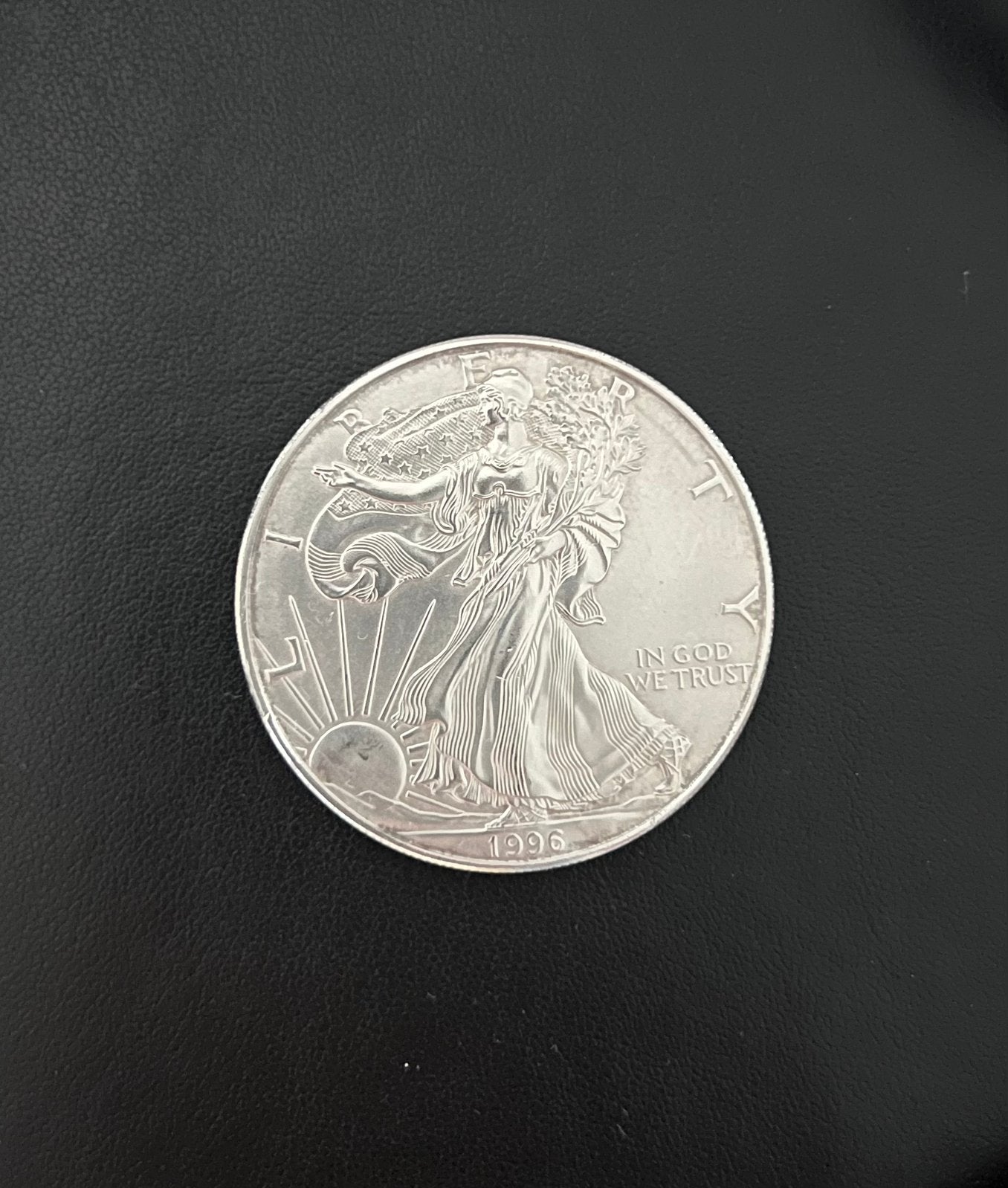 American Silver Eagle 1996 – 1 Dollar – 1 oz argent fin, Enlèvement ou Envoi, Amérique du Nord, Argent