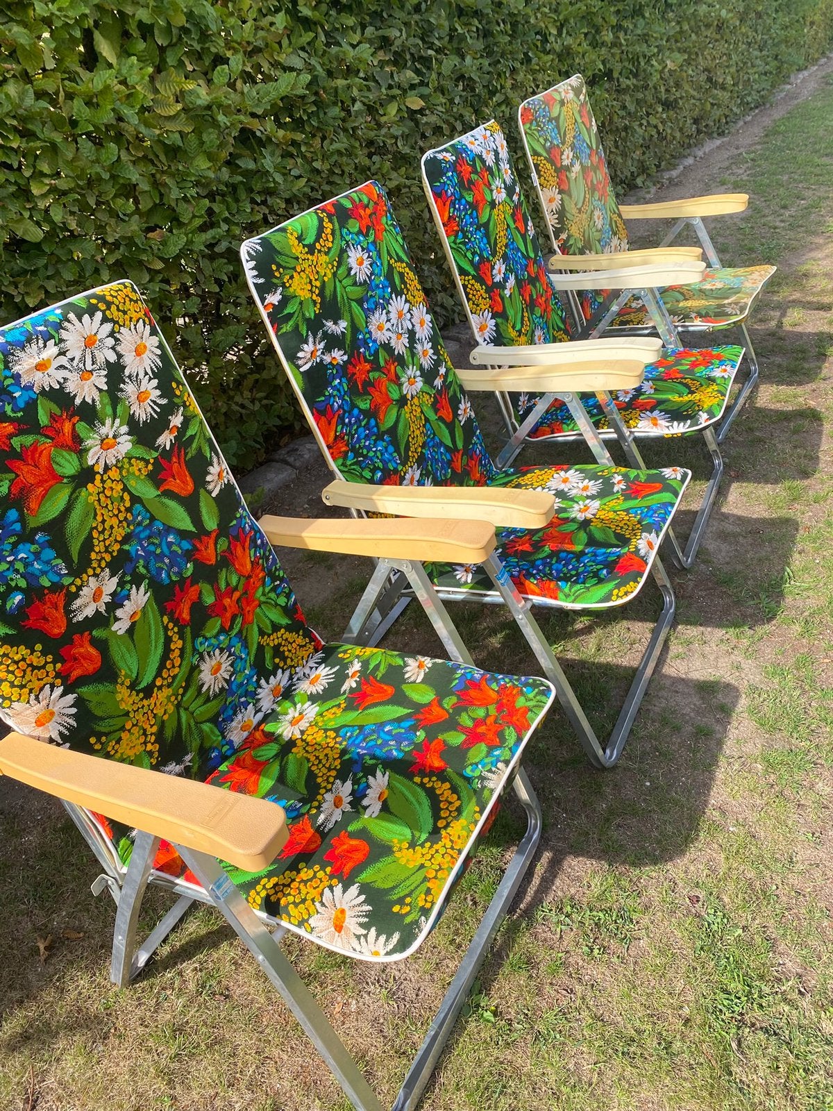 Vintage uitzonderlijke campingstoelen, Ophalen