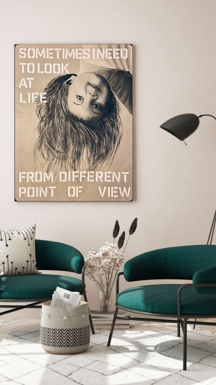 Schilderij point of view, Verzenden