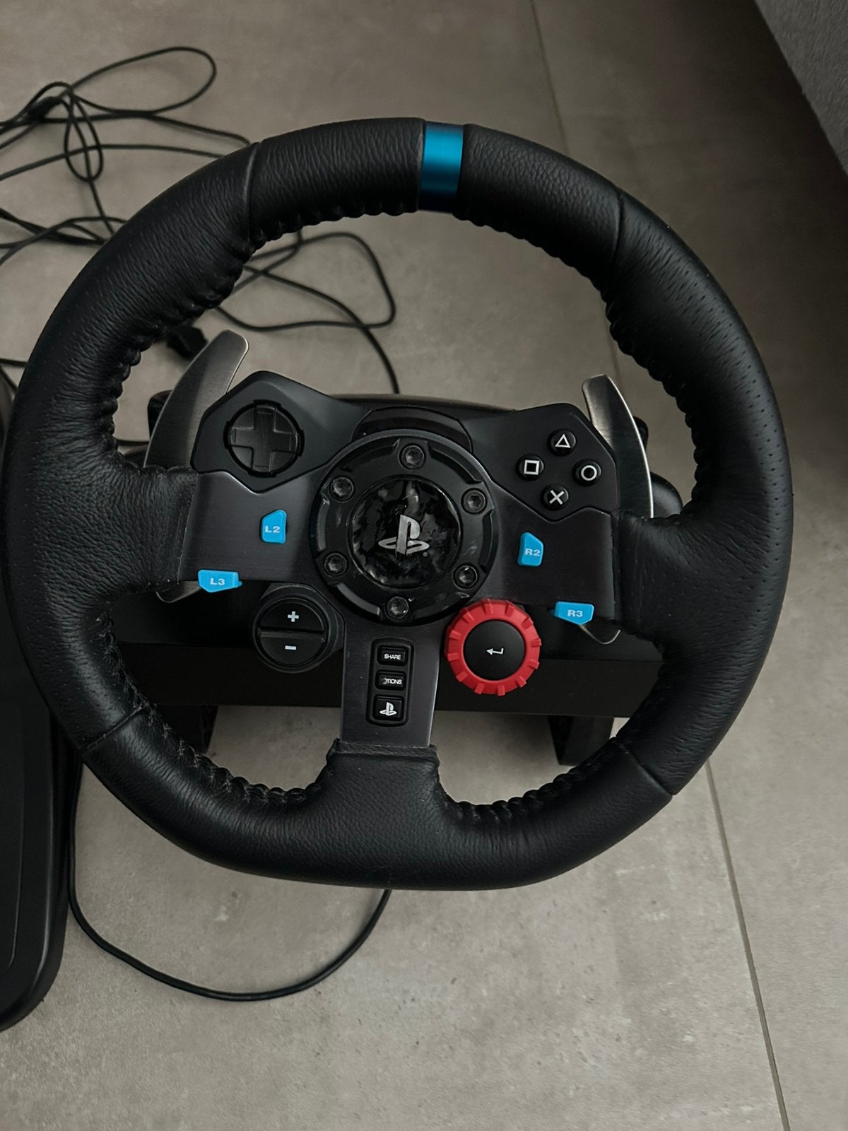 Logitech G29Driving Force-stuurwiel+ pedalboard — PS4/PS3/PC, Ophalen of Verzenden, Gebruikt, Stuur of Pedalen, PlayStation 3