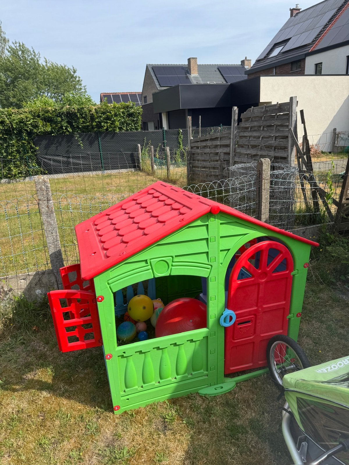 Kinderhuisje, Ophalen, Gebruikt