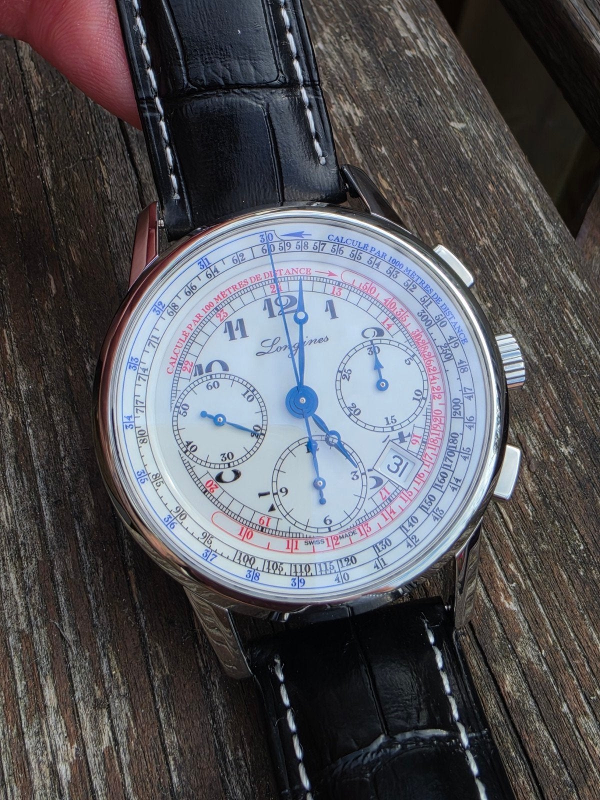longines heritage chronograph (nieuw), Ophalen of Verzenden