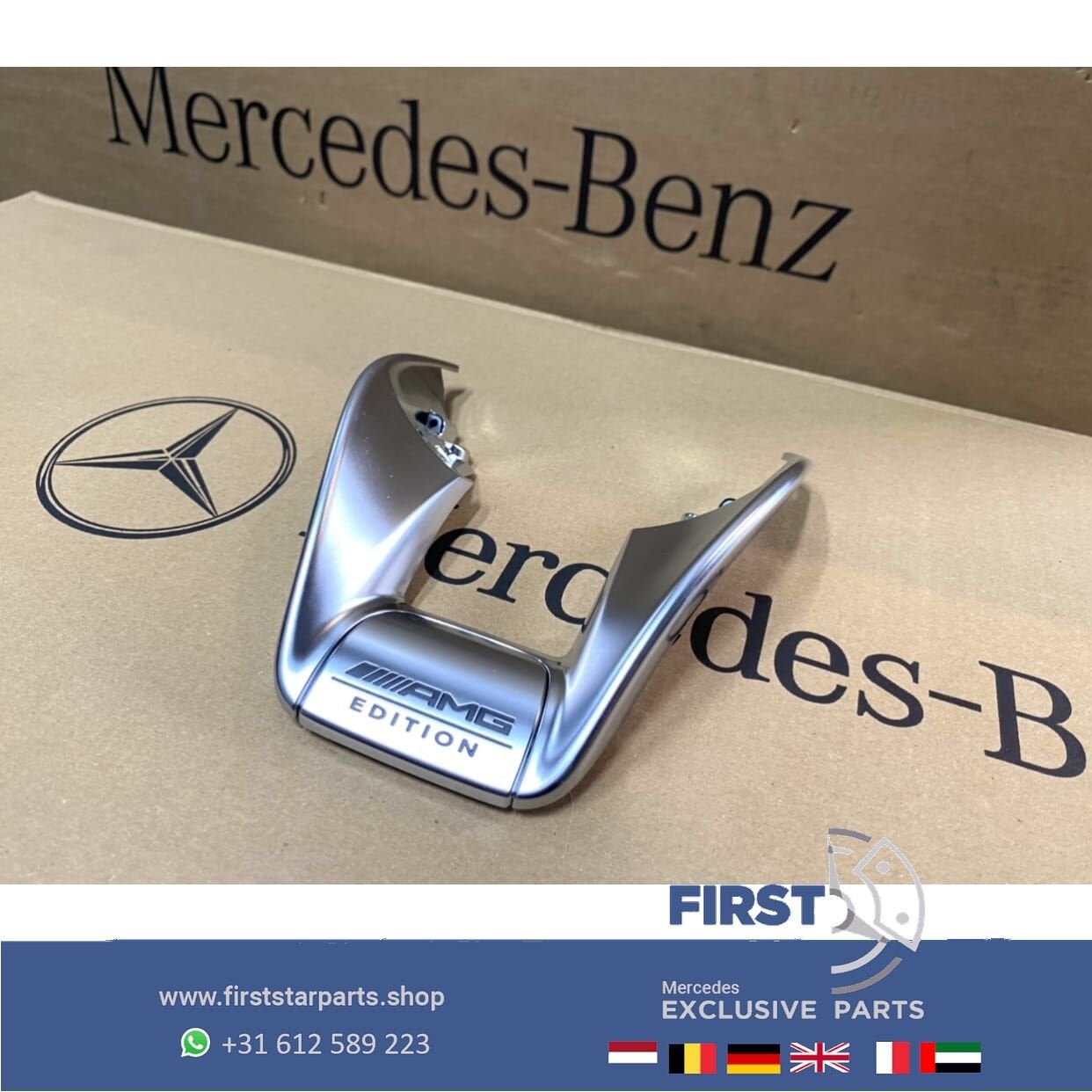 Mercedes ORIGINEEL STUUR AMG EDITION 1 LOGO A45 C43 C63 CLA4, Auto-onderdelen, Carrosserie, Mercedes-Benz, Gebruikt, Ophalen of Verzenden