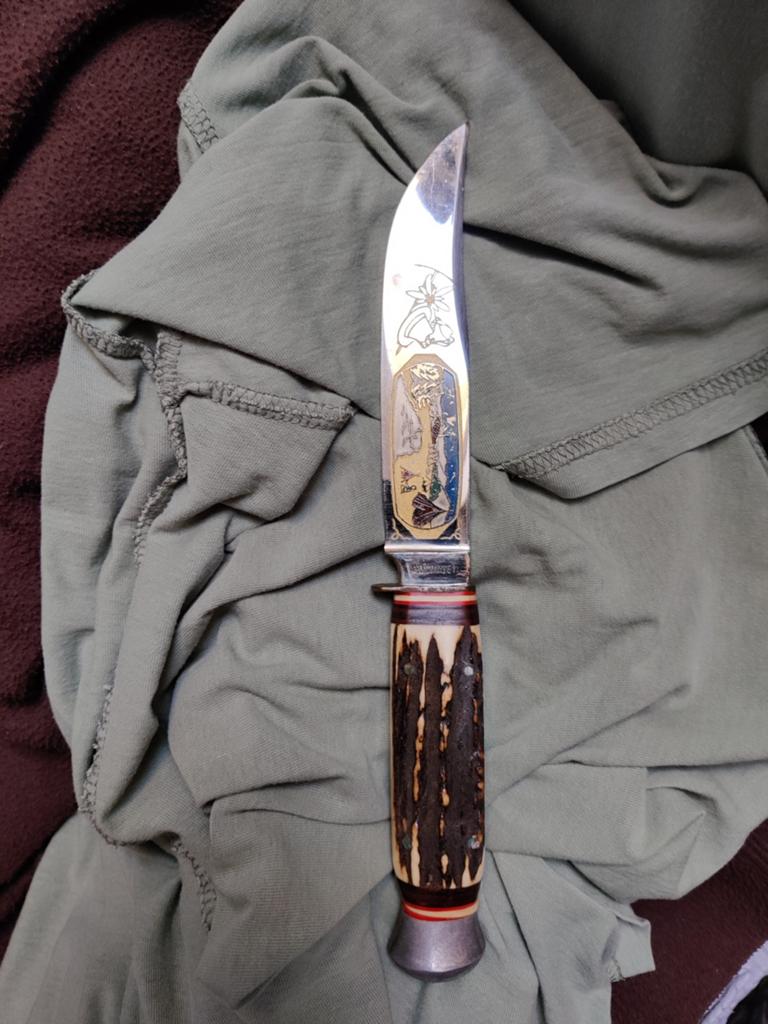 Couteau de chasse Solingen modèle Scout., Collections, Enlèvement ou Envoi