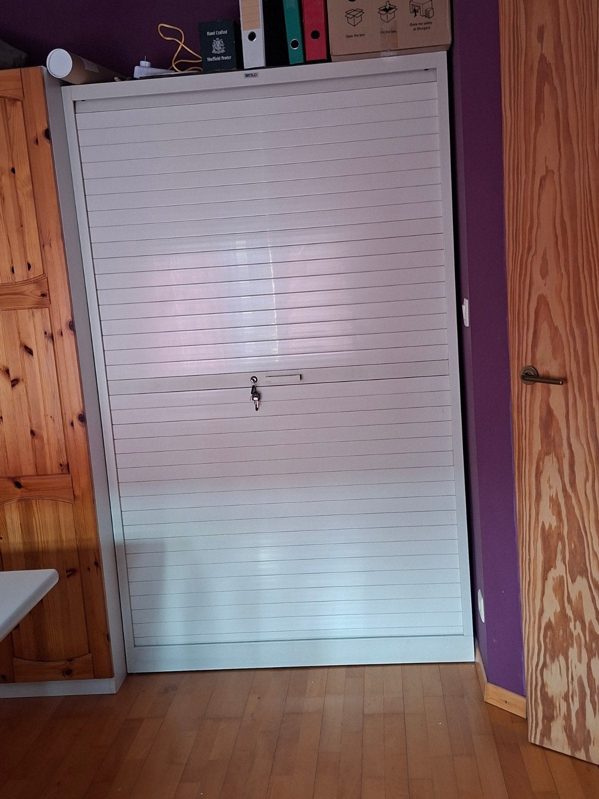 rolkast (past bij bureau verderop), Huis en Inrichting, Kasten | Roldeurkasten en Archiefkasten, Ophalen, Kunststof