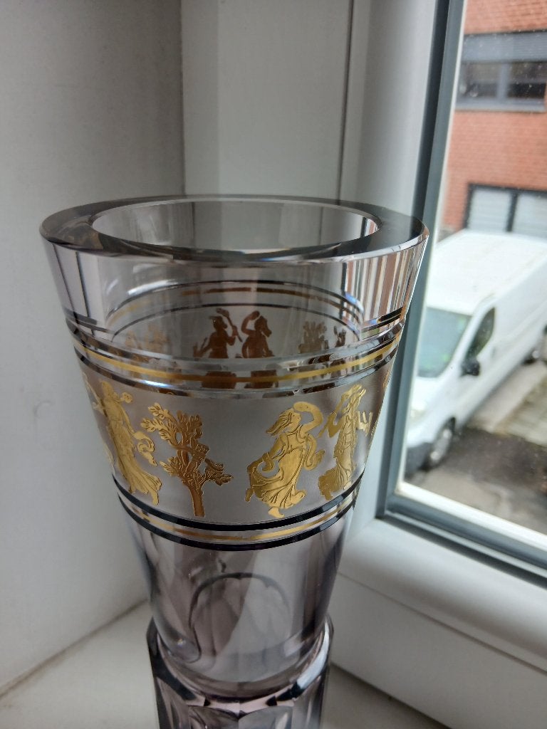 vase hamityse danse de flore val saint lambert 1920 signe, Enlèvement ou Envoi