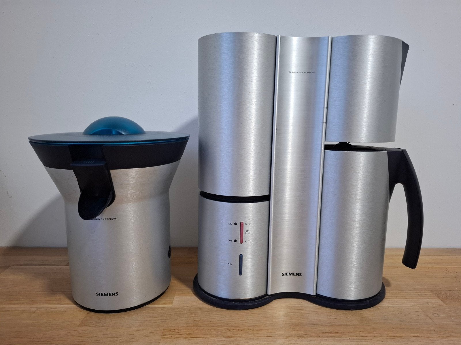 Cafetière et presse-agrumes Siemens Porsche Design, Electroménager, Enlèvement ou Envoi, Comme neuf