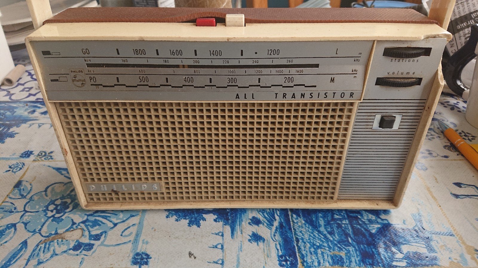 Philips vintage transistorradio, Antiek en Kunst, Ophalen of Verzenden