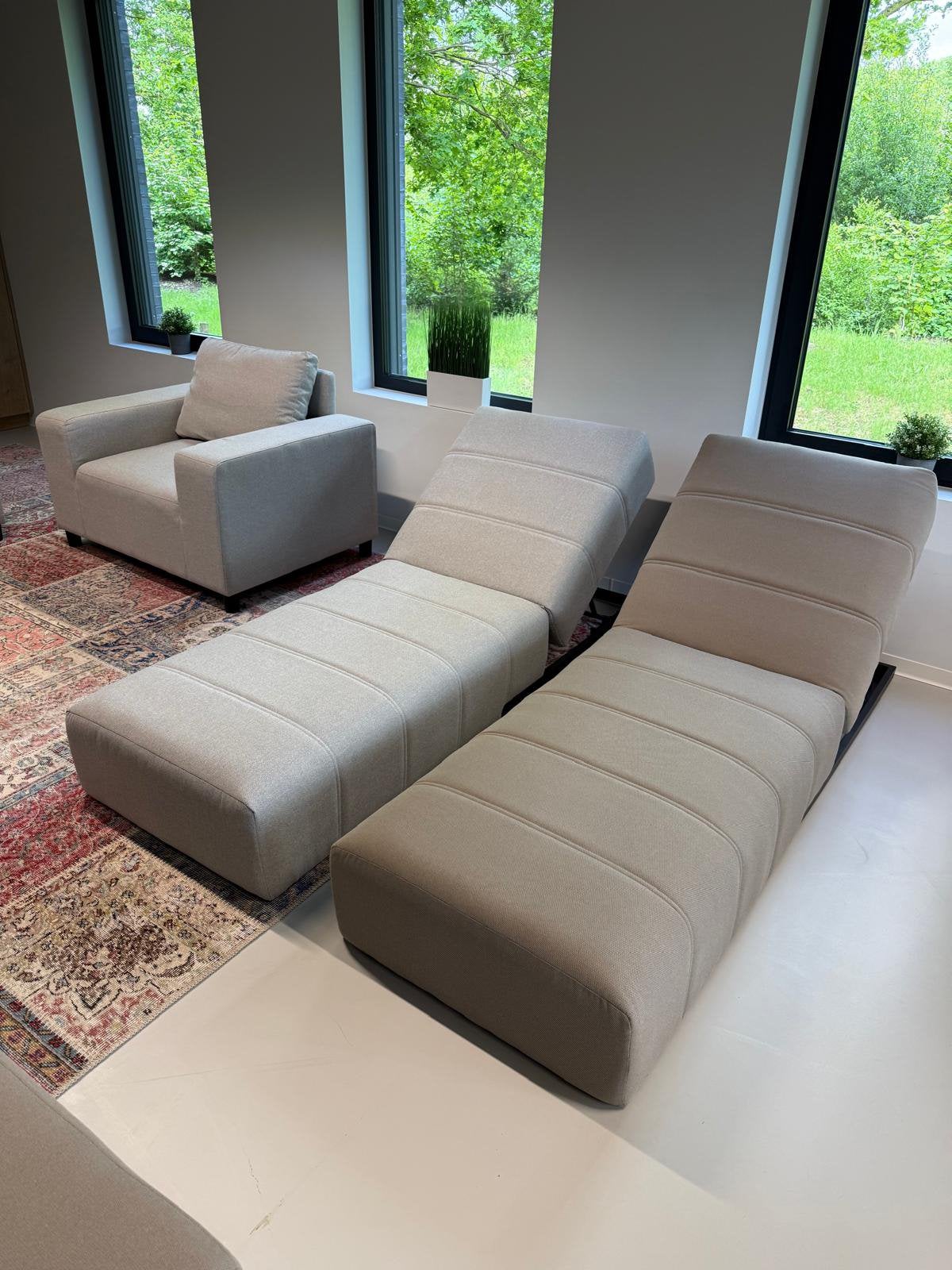 Luxe Sunbed Nieuw in doos | Sunbrella stof, Ophalen, Zo goed als nieuw, Aluminium